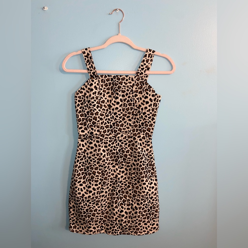 Arizona cheetah print midi dress